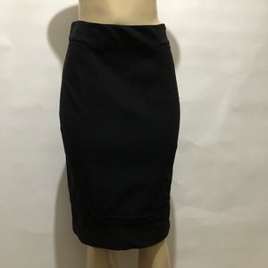 Diane Von Furstenberg Black Size 8 Pencil Skirt